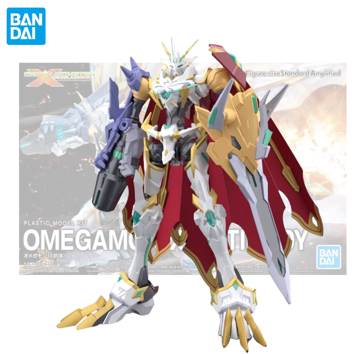 

Оригинальная фигурка в наличии BANDAI RISE FRS Digimon Omegamon X-Antibody аниме экшн-фигурка Сборная модель игрушка подарок для детей