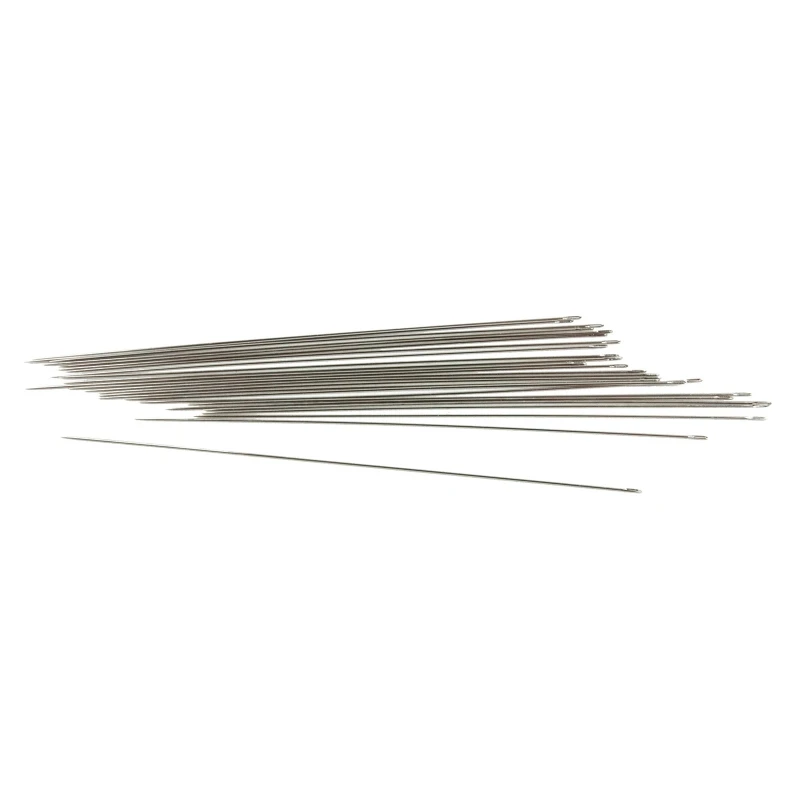 25 Pcs Long Straight Beading Needles for Extra Fine Thin Beading Embroidery Need