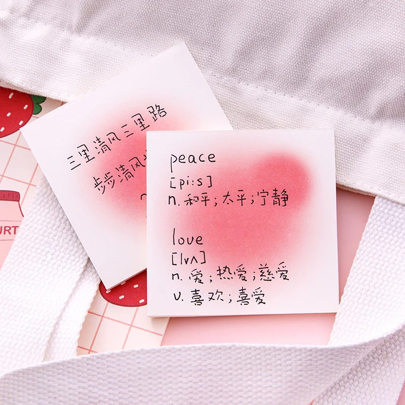 50แผ่น/เน็ตบุ๊ก1เล่มที่มีสไตล์เดียวกันกับลมที่บริสุทธิ์สมุดโน้ตโน้ตรัศมีบลัชเชอร์บันทึกย่อ