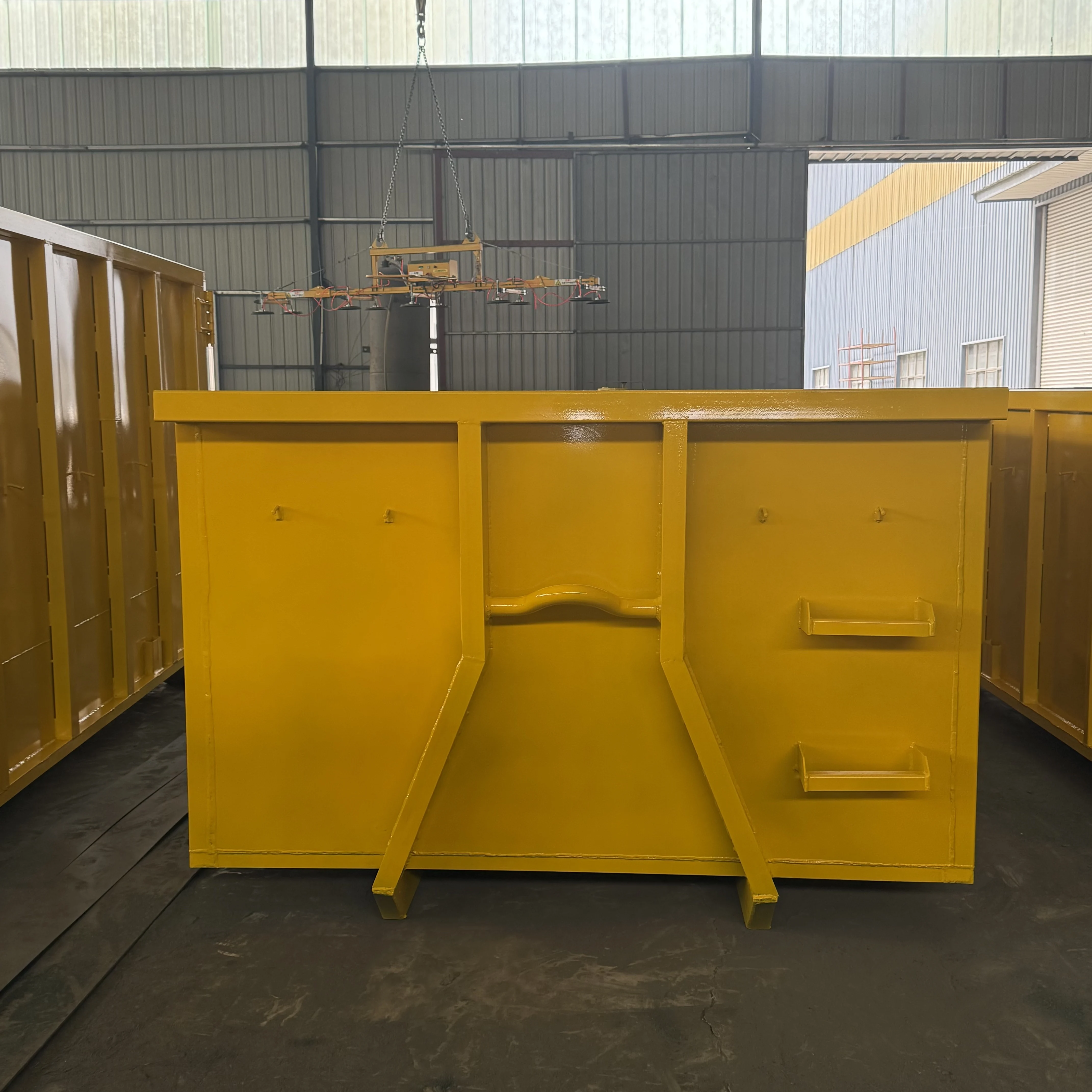 Multiple Sizes Available Outdoor Hook Lift Bin for Junk Cleanup Hook Lift Container Factory Manufacturing Roll off Bin