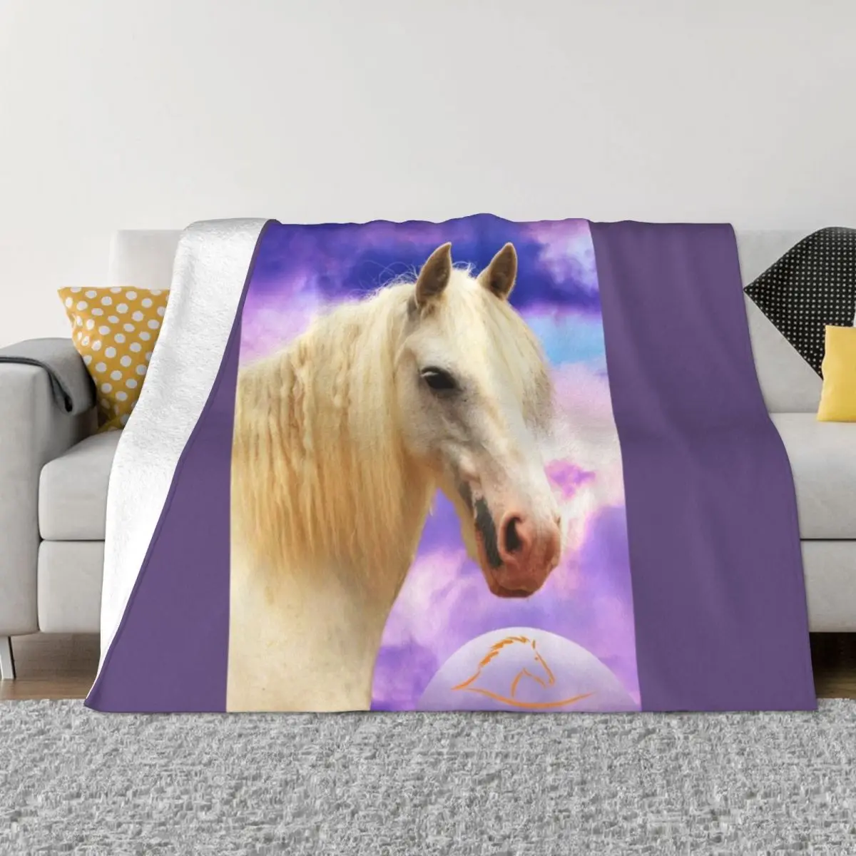 Unicorn Skye Collection Throw Blanket bed plaid Decorative Sofa Blankets Camping Blanket Blankets For Bed