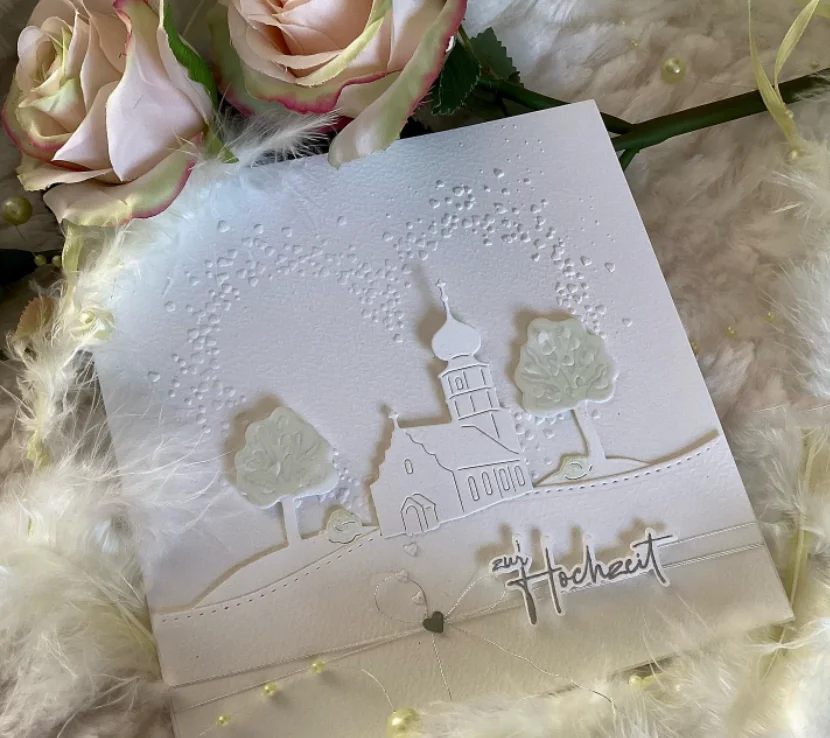 Piggy Craft metalowe matryce do wycinania matryce do wycinania Miłośnicy krawędzi drzewa Scrapbook papier rzemieślniczy nóż forma ostrze dziurkacz