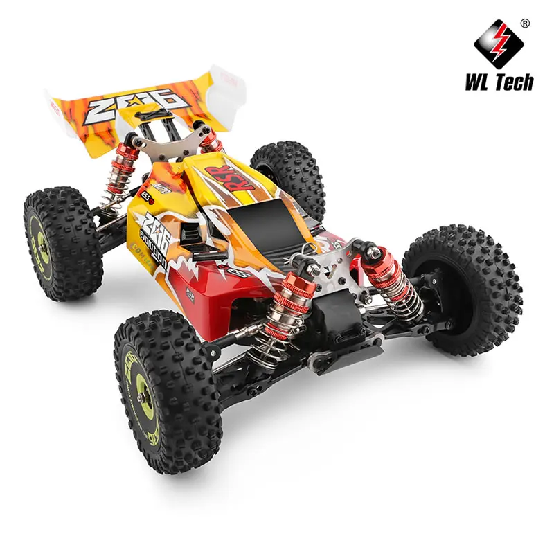 WLtoys 144010 V8 1:14 4WD 75 km / h Pilot zdalnego sterowania Drift RC Racing Car High Speed Bezszczotkowy silnik Off-Road Vehicle Zabawki Prezent