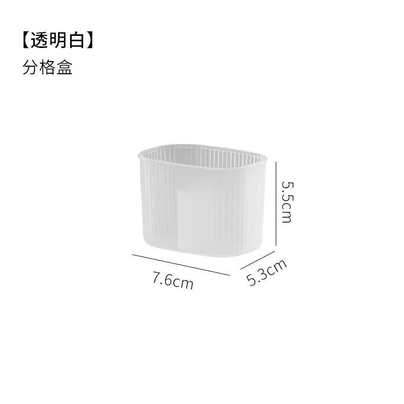 ห้องน้ําเดสก์ท็อปกล่องเก็บคอนเทนเนอร์เครื่องสําอางเคาน์เตอร์ห้องน้ํา Sorting Box ขนาดใหญ่ความจุแปรงเครื่องสําอางแต่งหน้า