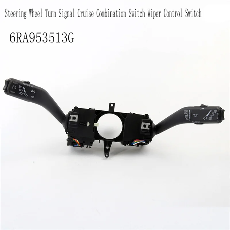 

6RA953513G Steering Wheel Turn Signal Cruise Combination Switch Wiper Control Switch For Polo