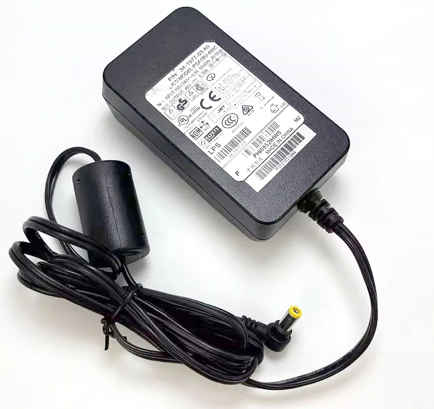 For Cisco AP IP Phone Aironet Power Supply PSA-18U-480C AC Adapter 48V 0.38A P/N 34-1977-03 A0 Charger 34-1977-02