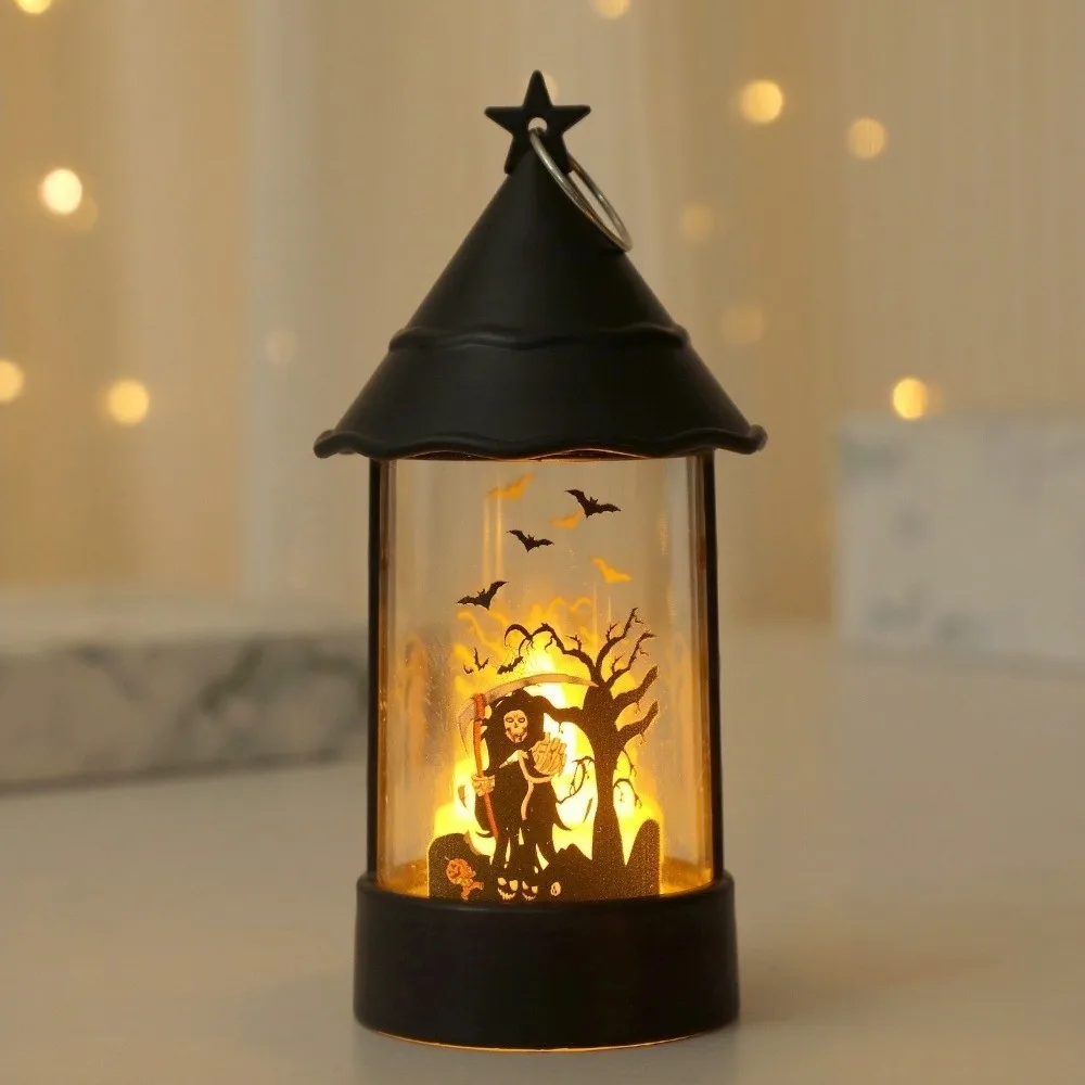 Vintage Halloween LED Lamp Soft Warm Glow Portable Pumpkin Light Decorative Waterproof Halloween Decorative Light