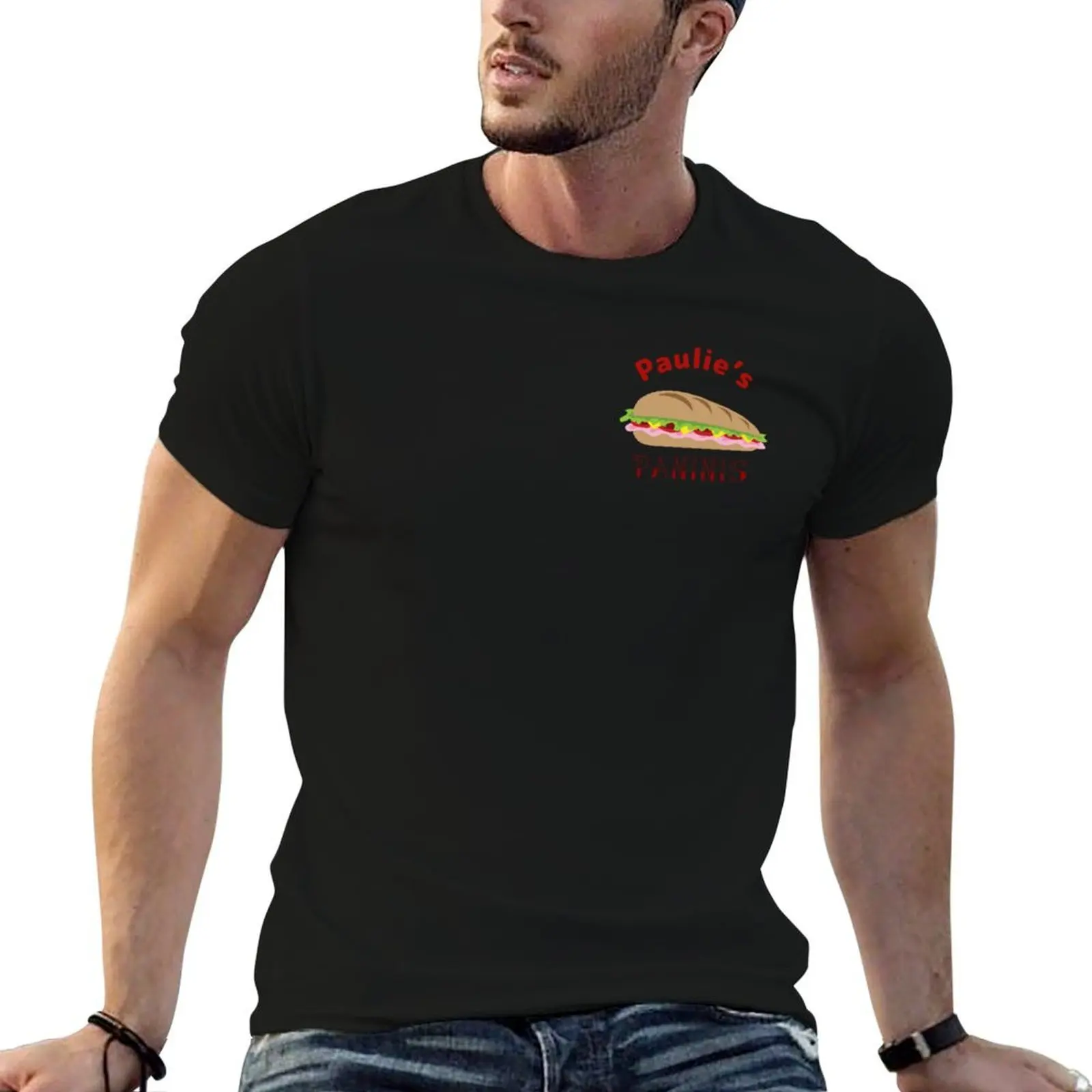 Paulie’s paninis T-Shirt Work Utility Casual Tee Shirt