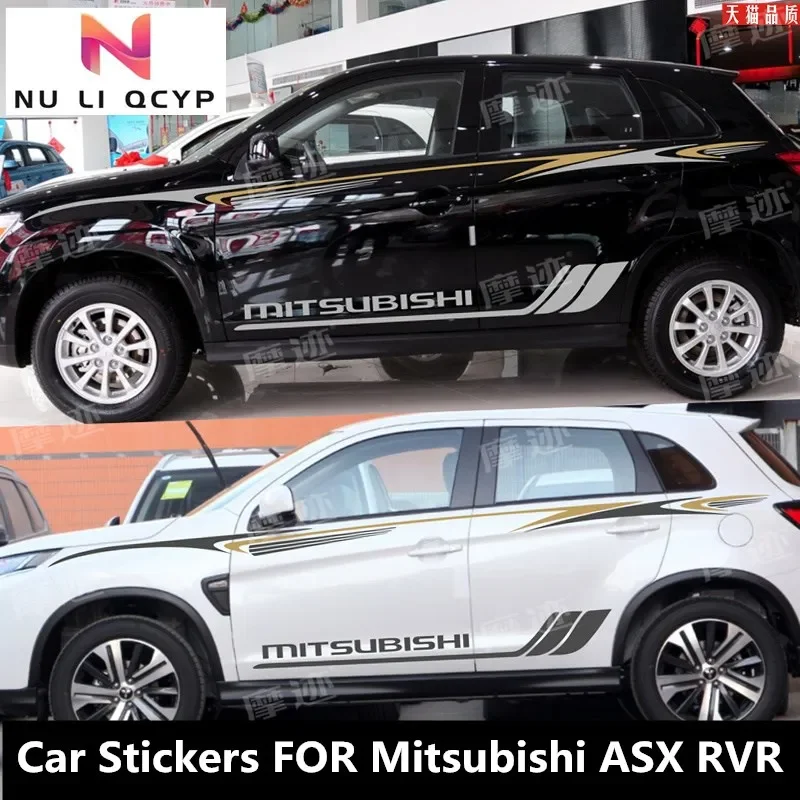 

Виниловая наклейка для автомобиля для Mitsubishi ASX RVR, внешнее украшение для кузова, персонализированная модная спортивная литая наклейка на заказ