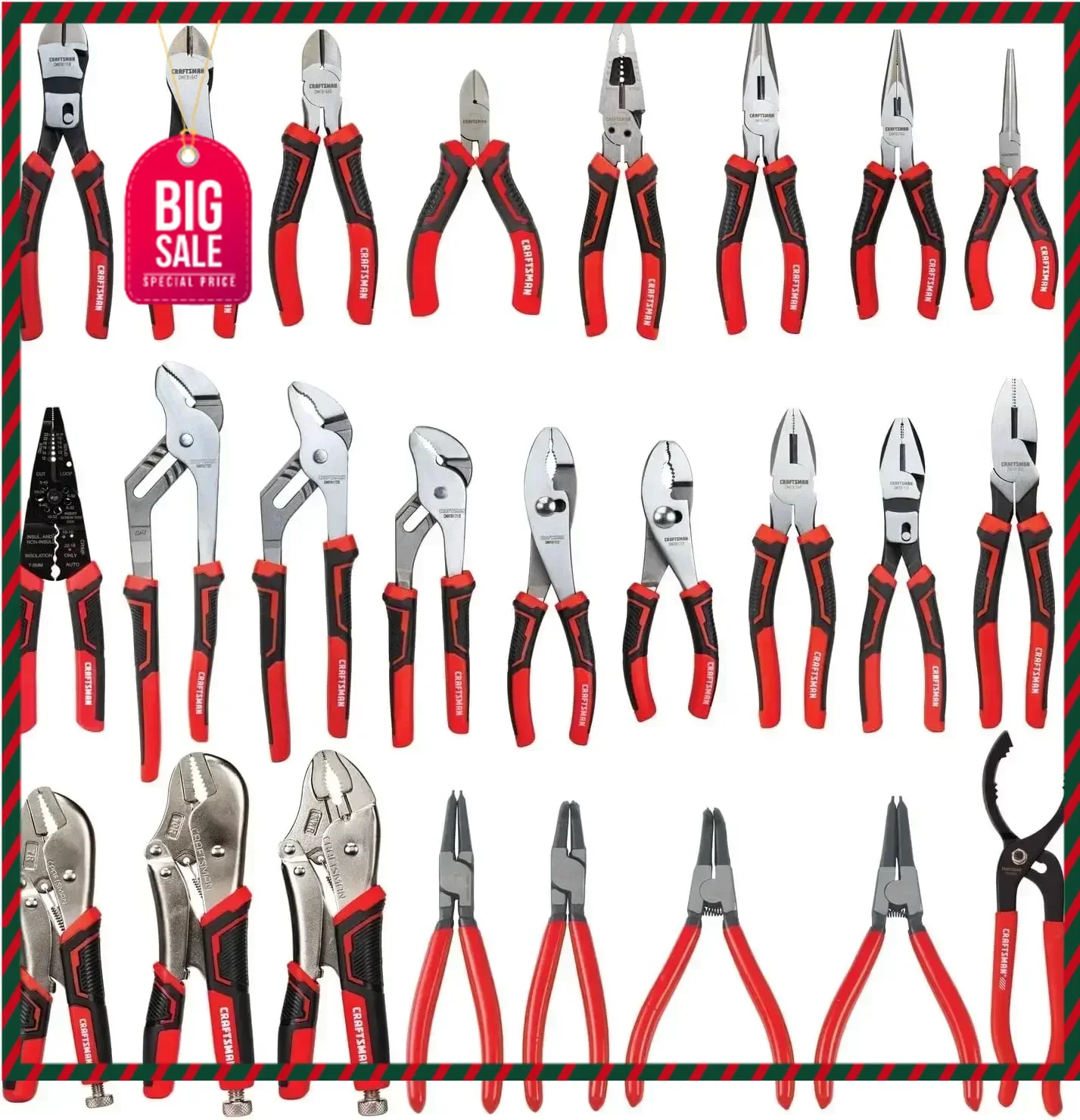 

Набор плоскогубцев-бестселлер, 25 предметов, прочные и универсальные плоскогубцы, лезвия из нержавеющей стали, ручные инструменты, набор инструментов, инструмент для зачистки проводов