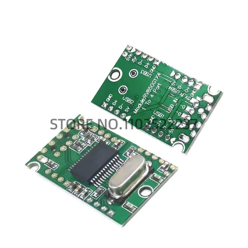 Industrial-grade USB2.0 expansion module HUB hub 1 minute 4 1 drag 4 interface adapter development board free drive