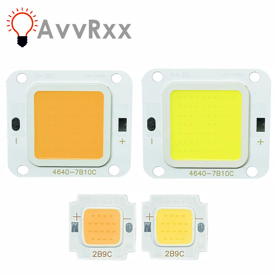 

AvvRxx LED COB Chip 30W 20W 10W Super Power 70W 60W 50W For DIY Floodlight Spotlight Bulbs Diode LED Ceiling Light Lamp