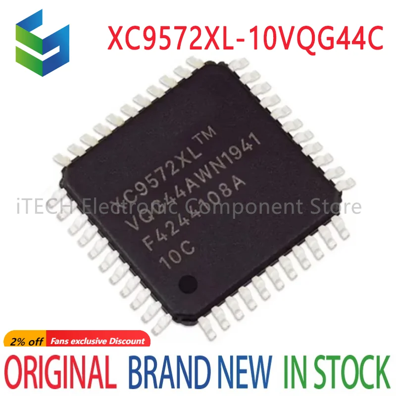 

5PCS~10PCS/LOT XC9572XL-10VQG44C XC9572XL-10VQG44I XC9572XL-VQG44 XC9572XL QFP44 New