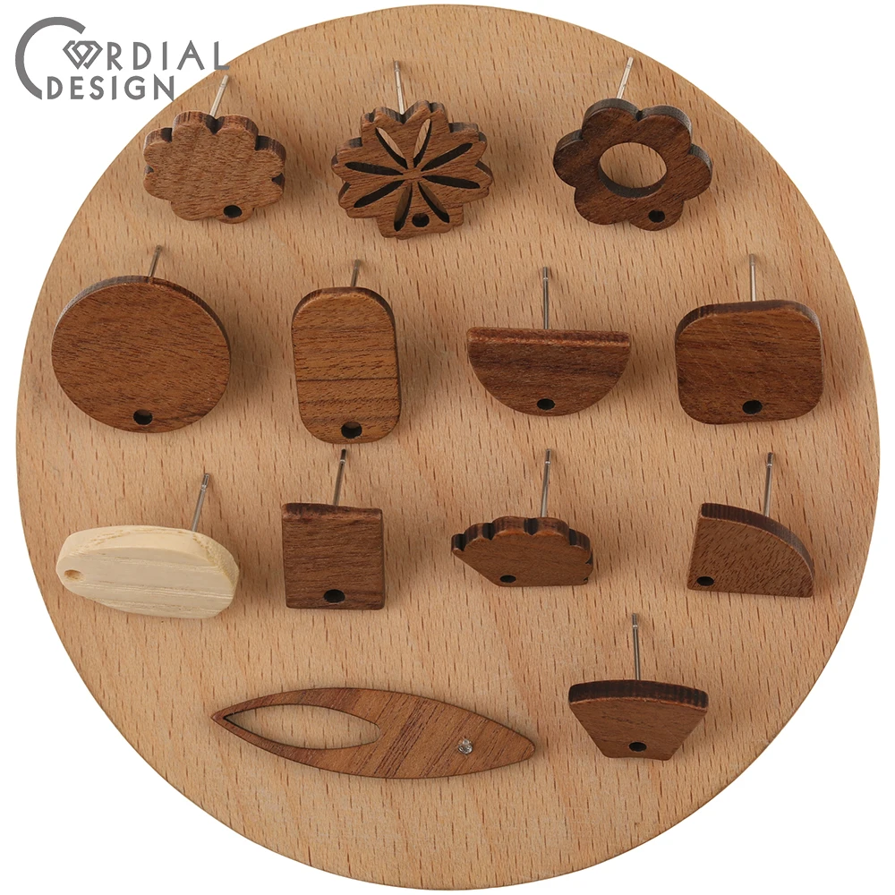 

Cordial Design 100Pcs DIY аксессуары для сережек/натуральное дерево/серьги-гвоздики/ручная работа/неправильной формы/Ювелирная фурнитура и компоненты