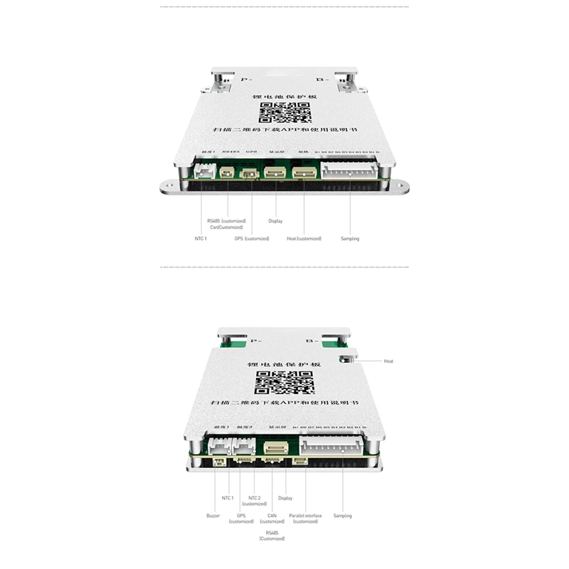 For BMS JK-BD4A8S6P 12V 24V Lifepo4 Li-Ion Lto Battery 4S 5S 6S 7S 8S Active Balance BMS 60A Balance Current 400Ma