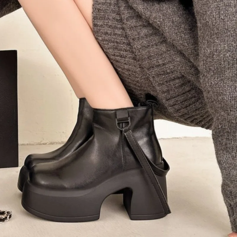 جديد جولة تو الجانب سستة منصة عدم الانزلاق مزاجه كتلة كعب الجوارب الشتاء الأحذية القطنية