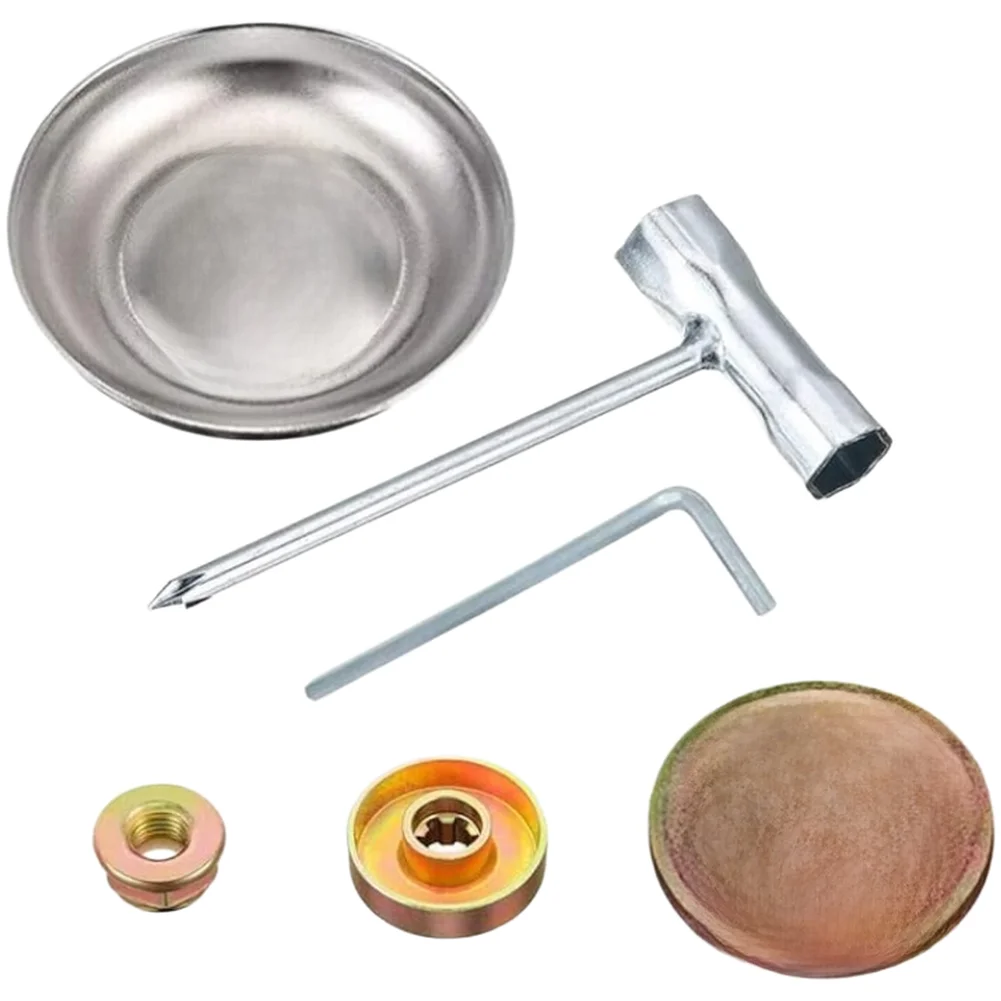 

Steel Wire Plant Removal Disc Brush Cutter Head Set 6 Pieces Compatible with For Lawn Mower for Efficient Grass and Cutting