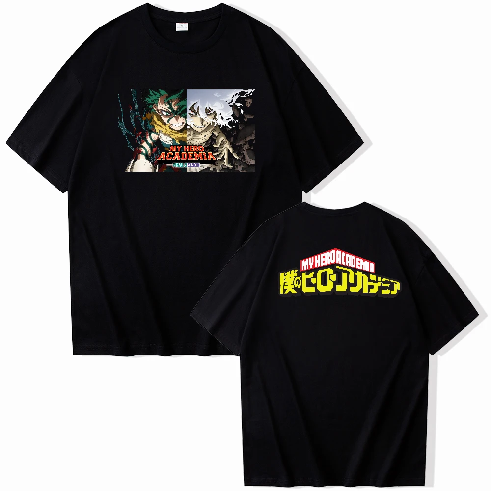 

My Hero Academia Final T-shirt Japanese Anime O-Neck Short Sleeve Shirts Fans Gift