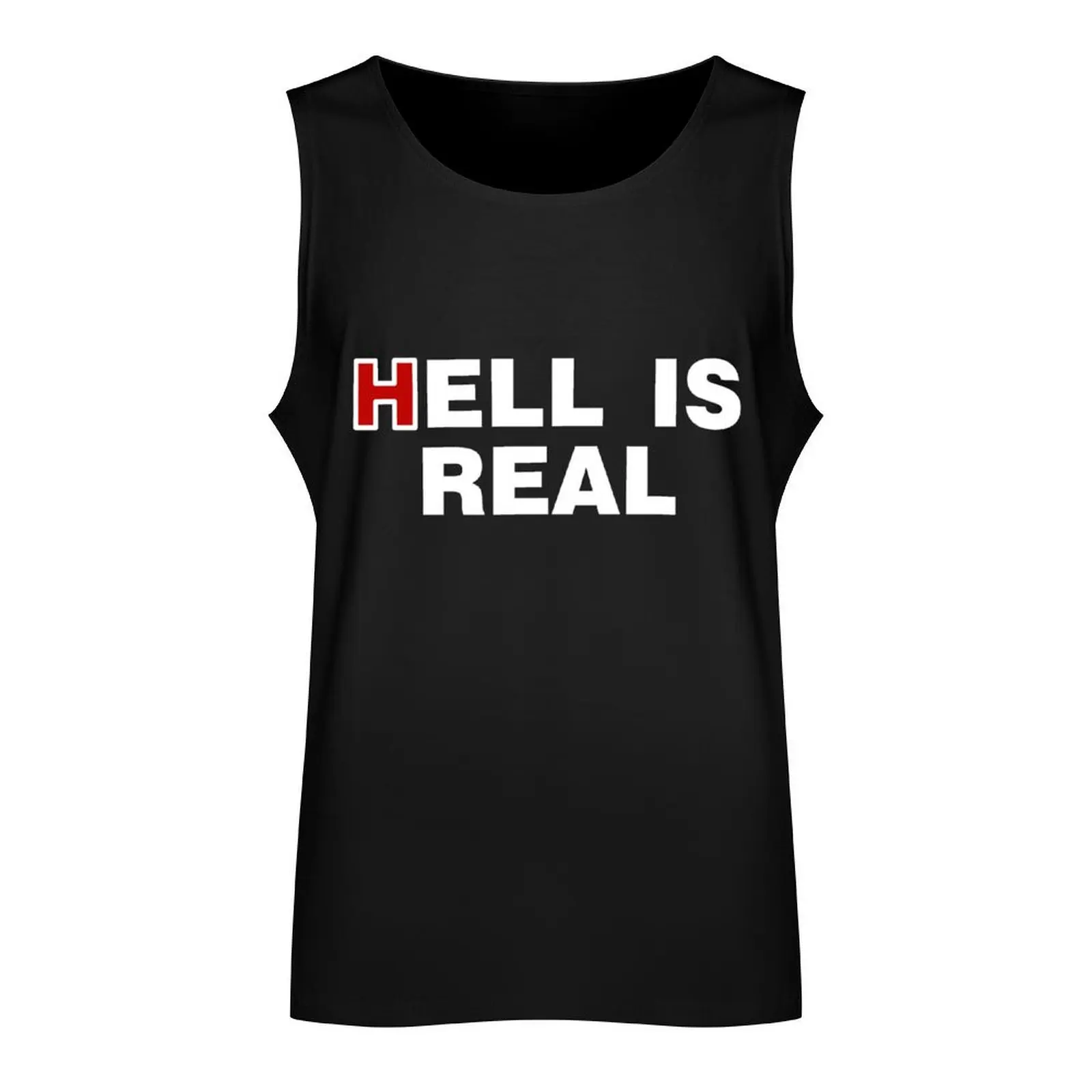 Hell Is Real Tank Top man vest training weight vest