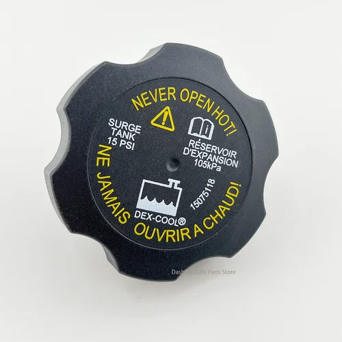 15075118 tapa del tanque de agua de expansión del radiador del coche tapa de repuesto del radiador para GMC Cadillac Chevrolet Buick Hummer H2 Bendick 15042975