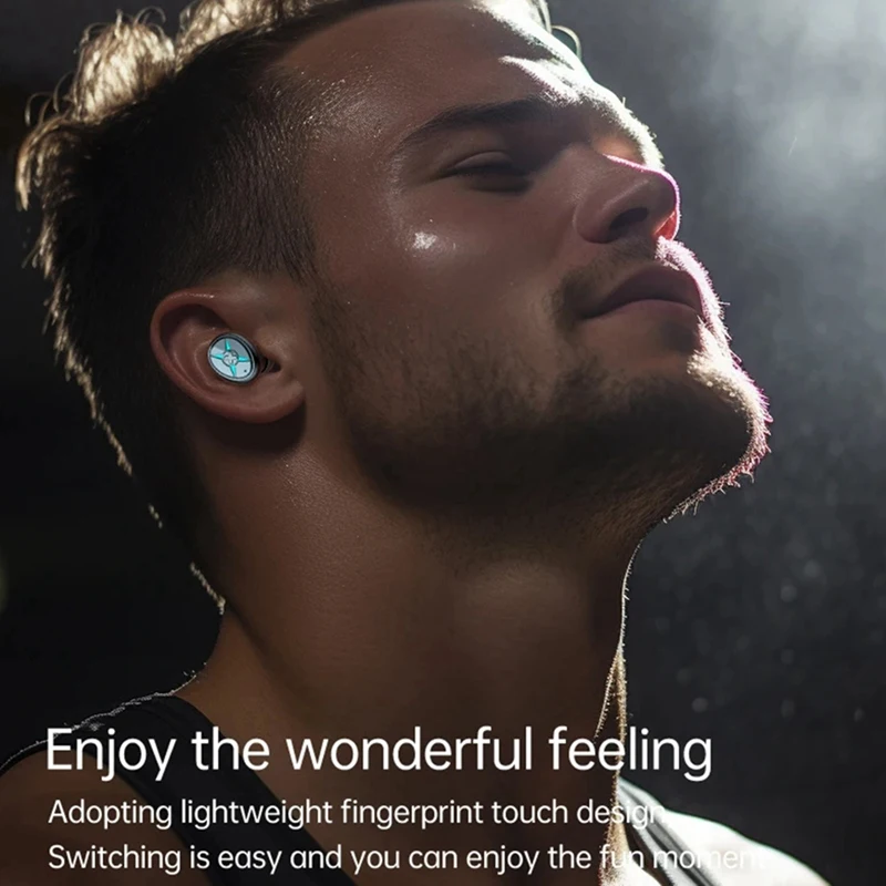 Pełny nowy zestaw słuchawkowy DX-07 TWS Bluetooth zestaw słuchawkowy z redukcją hałasu bezprzewodowy mechaniczny styl HD Call z mikrofonem