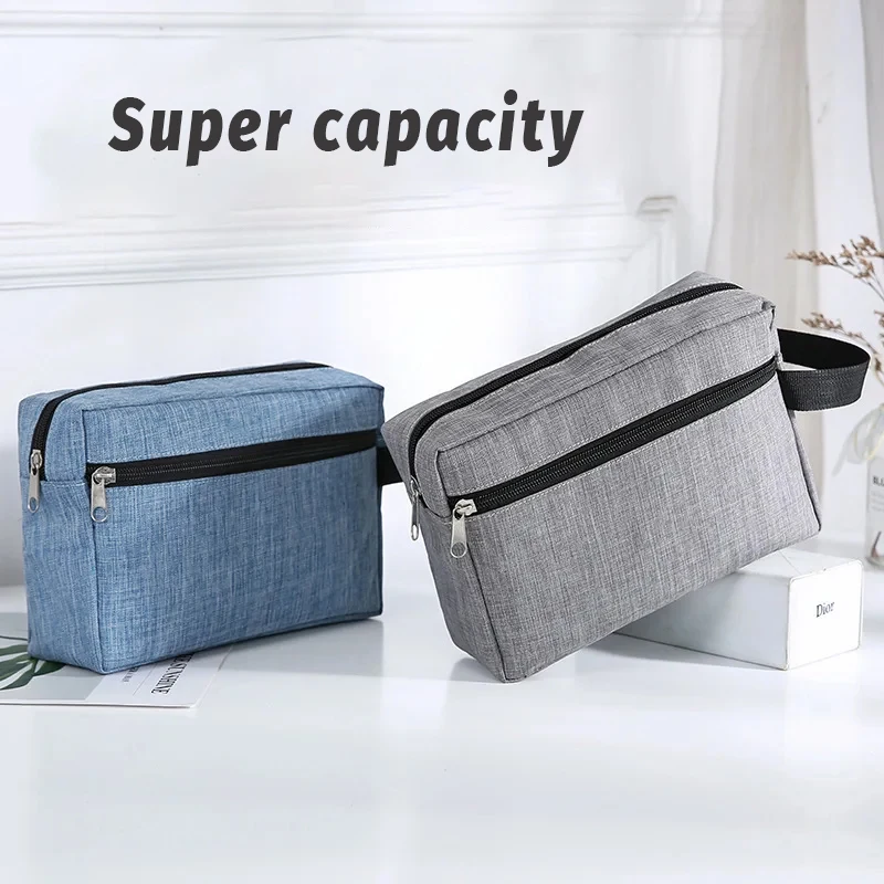 Mens High Quality Makeup Bag Oxford Travel Toiletry Bag Organizer Waterproof Women Wash Pouch Handbag Cosmetic Case