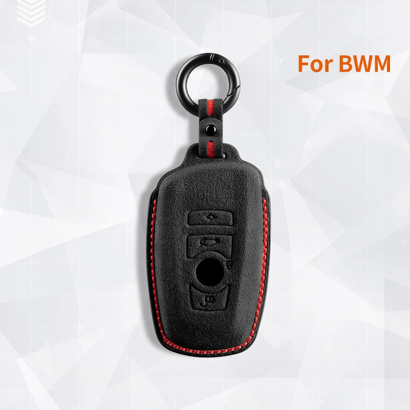 

Top Suede Car Remote Key Case Cover for BMW 1 3 5 7 Series X1 X3 X4 X5 F10 F15 F16 F20 F30 F18 F25 M3 M4 E34 Protector Key Shell