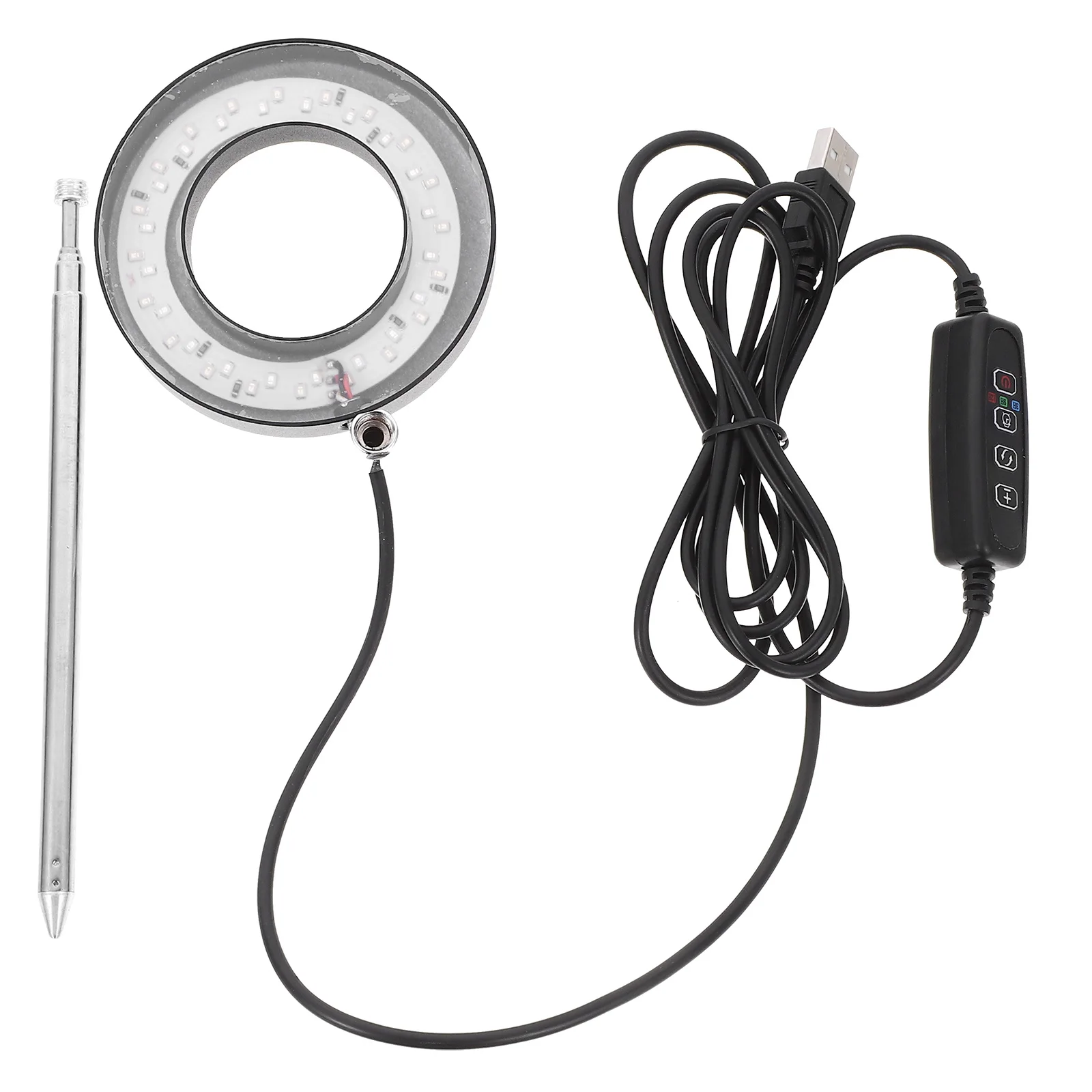 LED Grow Light 3.5 Inch 5W Black Full Red Blue Plant Lamp Adjustable Timer Low Power Indoor Plants Grow