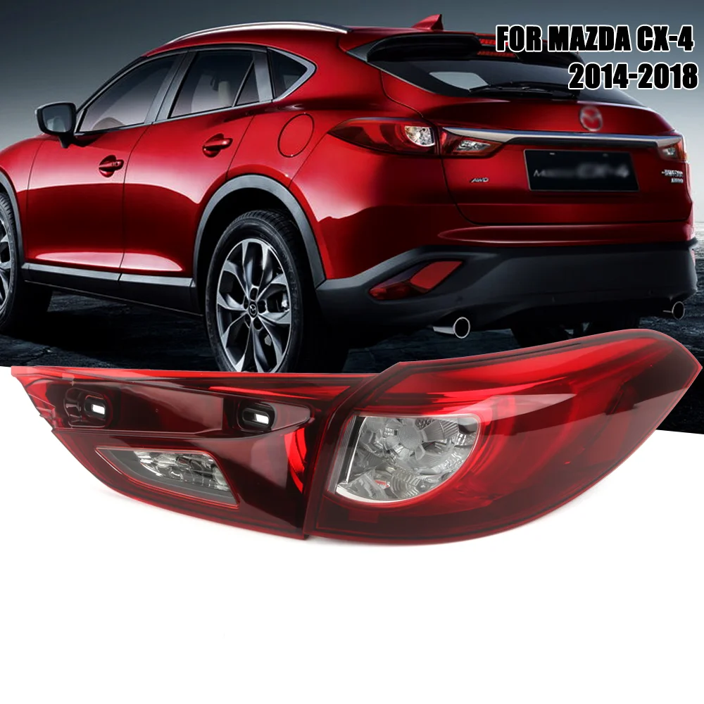 Tail Light Assembly for Mazda 3 2014-2018 Rear Brake Lamp Direct Replacement