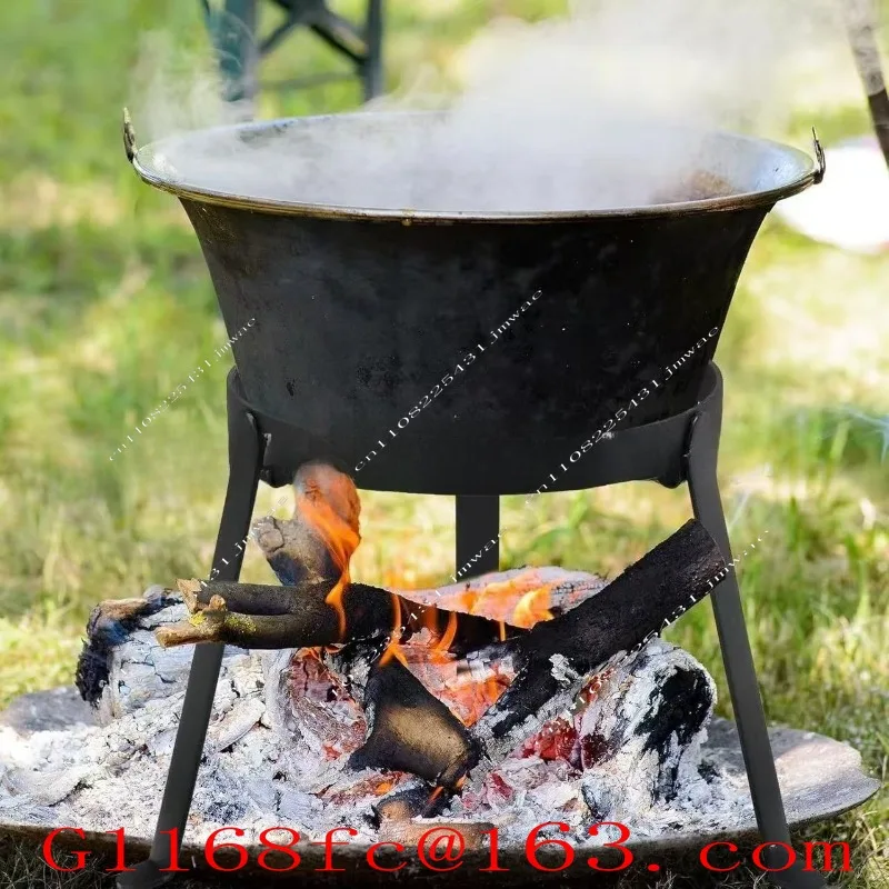 Outdoor Campfire Tripod Folding Camping Grill Ming Portable Fire
