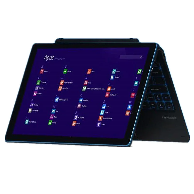 

11,6-дюймовый 2IN1 с док-клавиатурой G12 Nextbook Windows 10 Quad Core 1 ГБ ОЗУ 64 ГБ ПЗУ Планшетный ПК Intel Atom 3735G CPU 1366*768 IPS