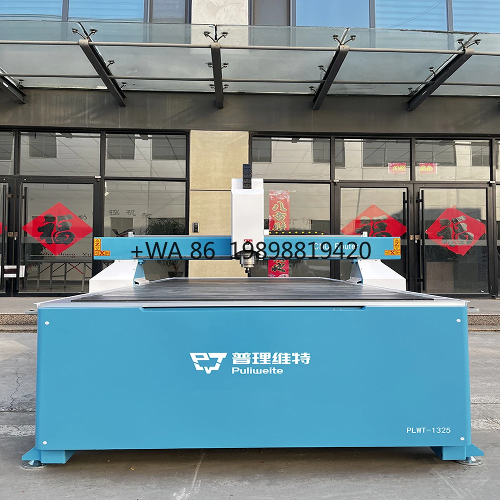 Woodworking 3D Carving Cylinder Engraving Machine  with 1.5kw/3kw/4.5kw Spindles 1325 CNC Router Engraving Machine