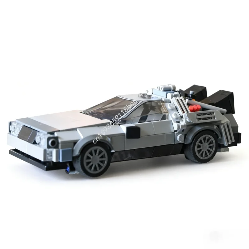

403pcs MOC DeLoreaned Time Machine City Champions supercar Model Building blocks craft toys idea Education Christmas gifts