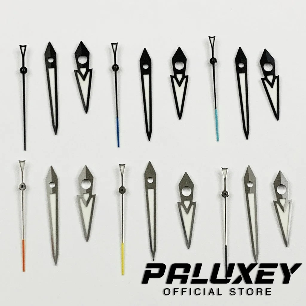 Nh35 Silver Black Watch Hands Luminous For NH35 NH36/4R/7S Movement Watches Pointers Replacement Parts