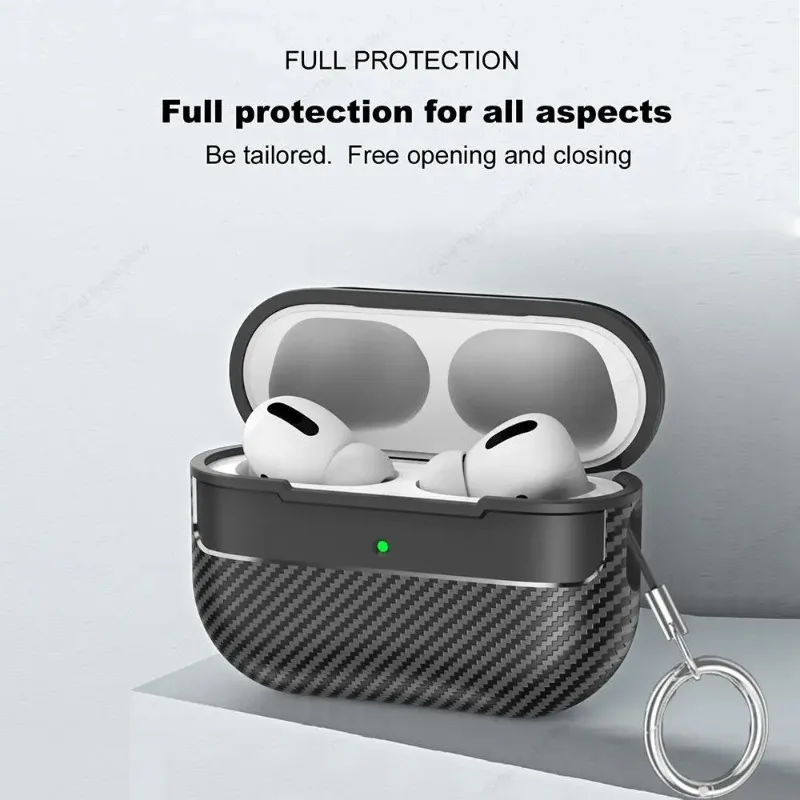 Carbon Fiber Case For AirPods Pro 2023 Wireless Earphone Case For AirPods Pro 2 3 1 Protective Cover For Air For Pods Pro 2nd 3r