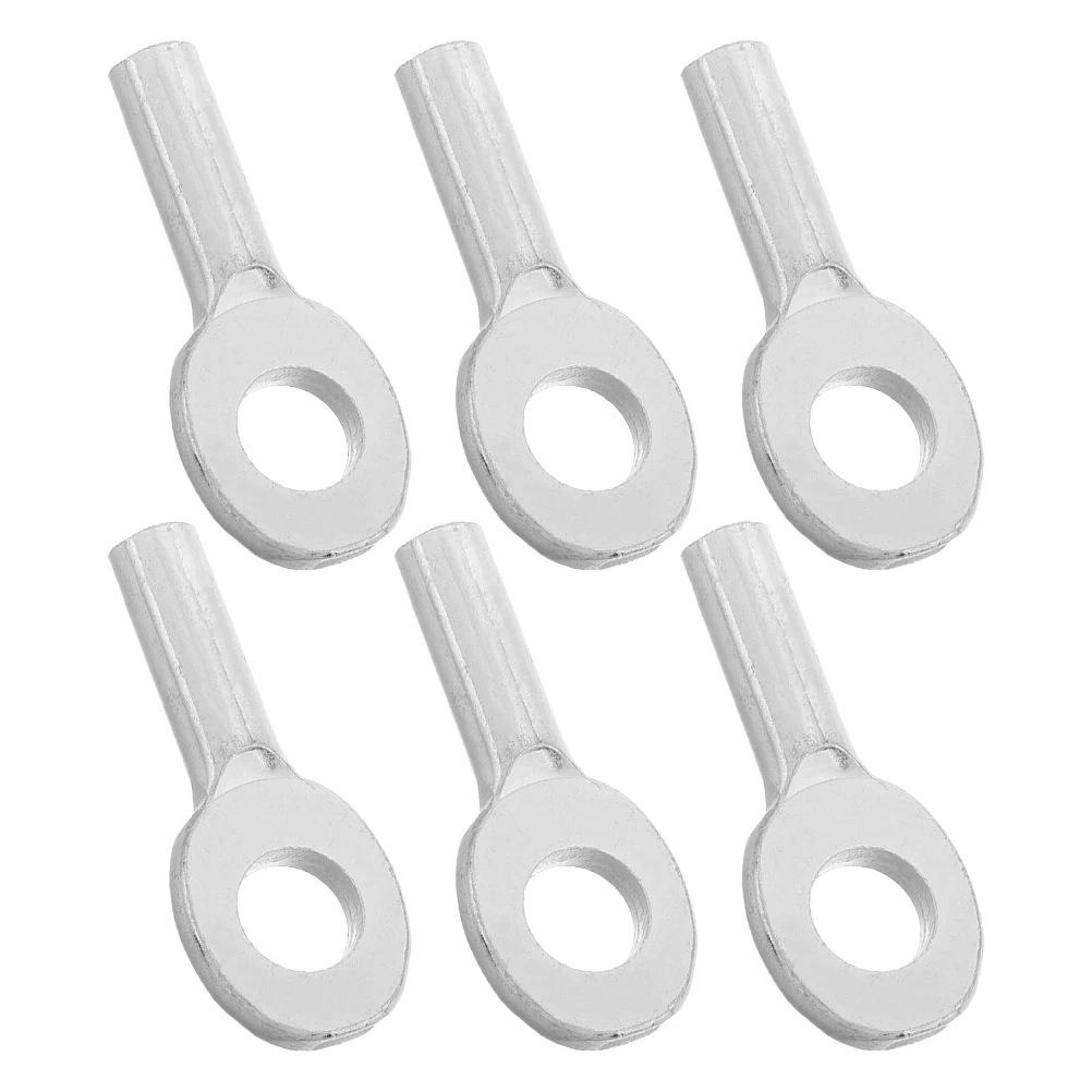 

6Pcs Fitness Machine Connectors Heavy Duty Cable Eyelet Terminals for Gym Training Equipment 5Mm Wire Rope Thimble Interface