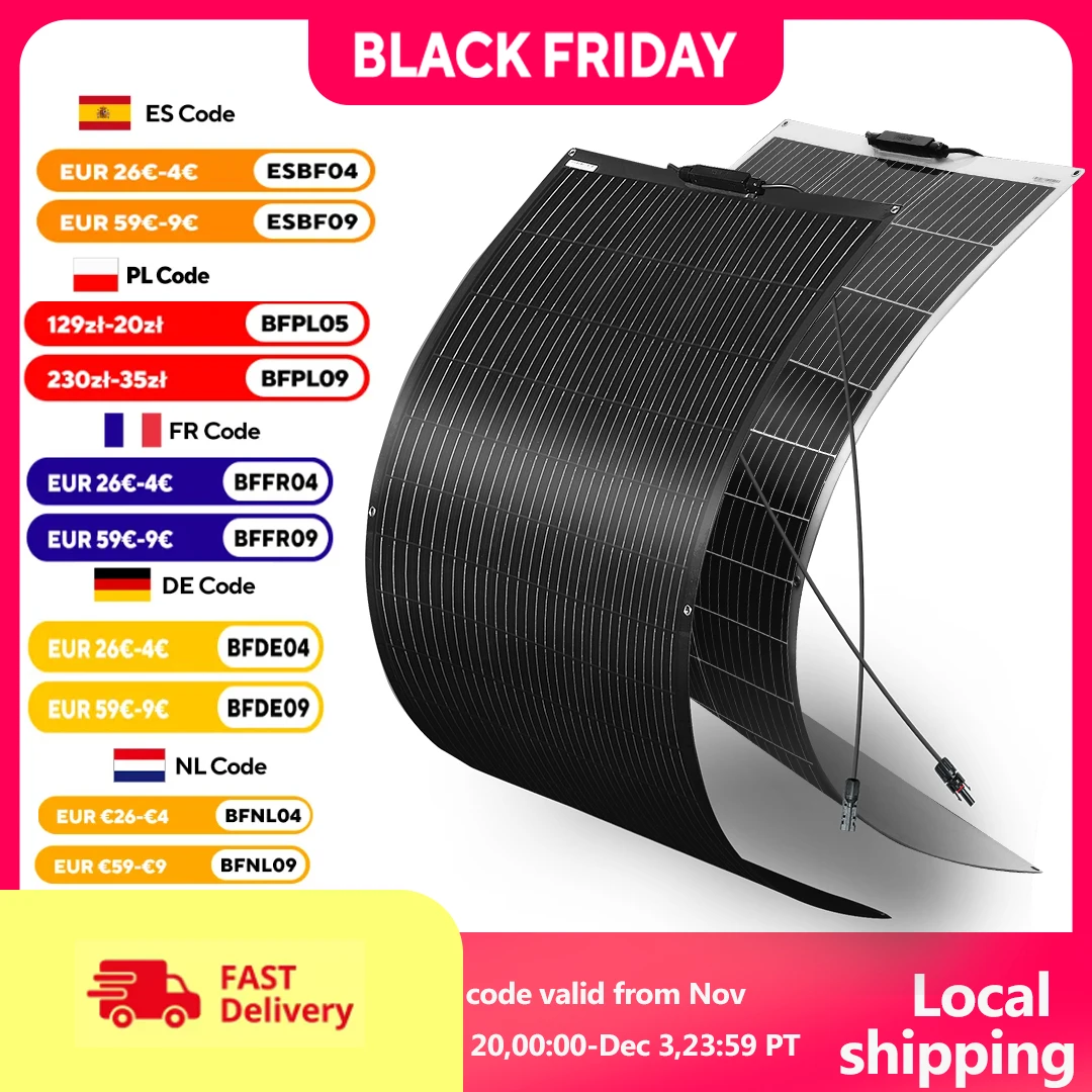 

Boguang 120W фотоэлектрическая солнечная панель монокристаллическая клетка 120W легкая гибкая солнечная панель солнечный элемент солнечная батарея солнечная панель заряда модуль 18V для зарядного устройства 12V