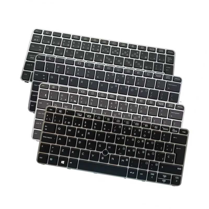 US/RU/SP/FR/JP – nowa klawiatura do laptopa HP EliteBook 725 G3, 725 G4, 820 G3, 820 G4, 828 G3, 828 G4. — zdjęcie produktu 5
