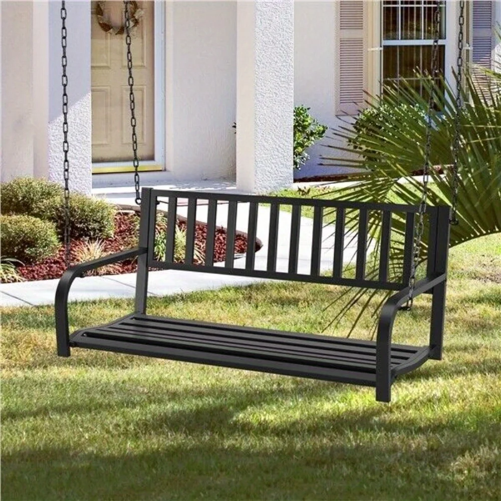 Hanging Porch Swing Bench Patio Deck Chair Swing Seat Outdoor Furniture w/ Chain