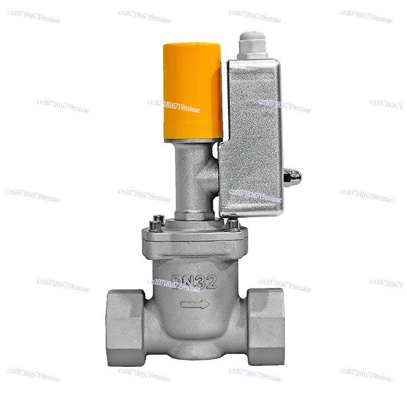 Natural gas liquefied gas explosion-proof solenoid valve flange thread emergency shut-off valve factory closed valve