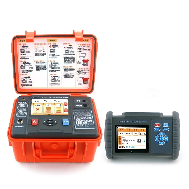 

Интеллектуальный идентификатор кабеля под напряжением ST4205. Идентификация отключения питания. Одновременная калибровка 20 тестеров кабелей.