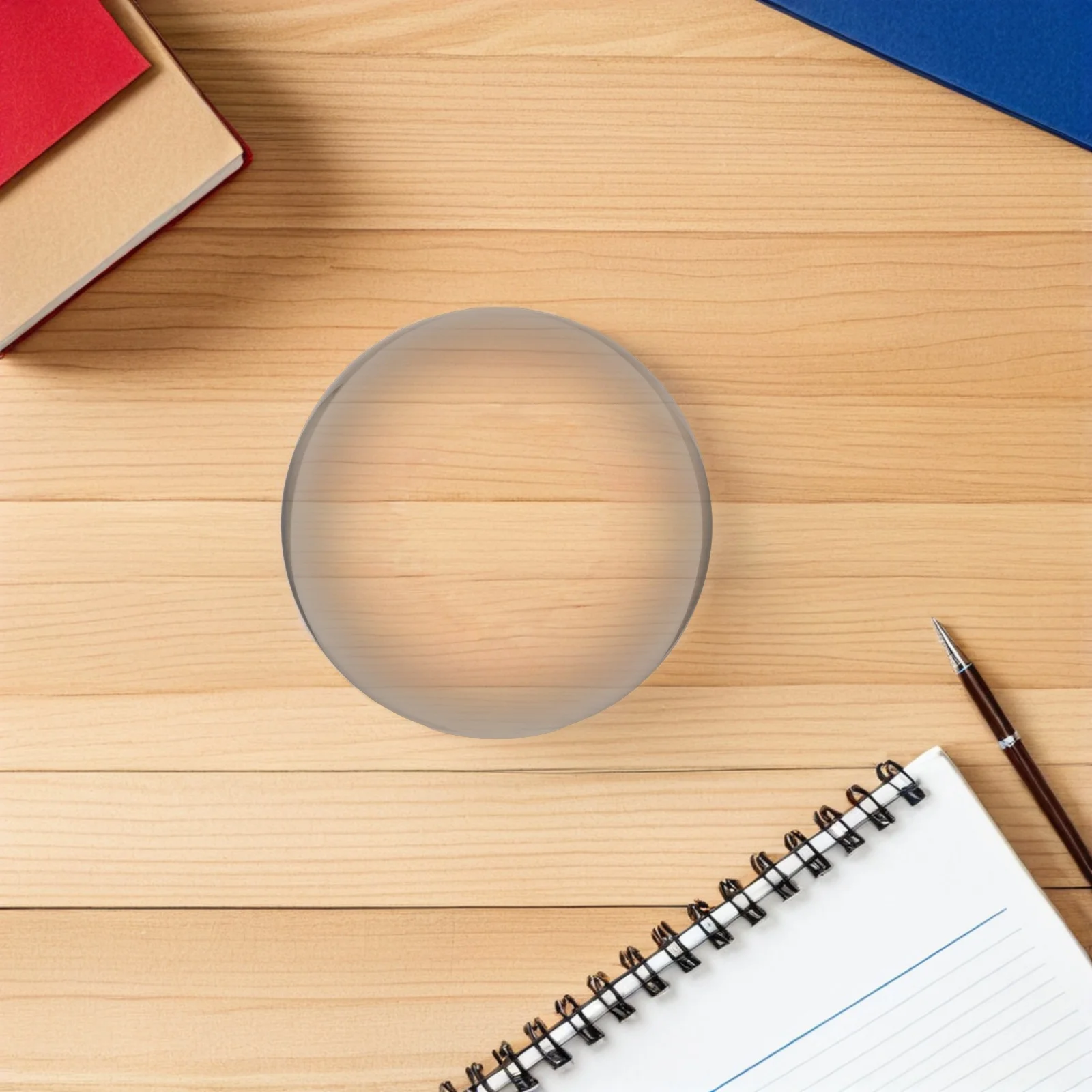 

Dome Magnifying Glass 3 Inch 6X Acrylic Paperweight for Reading Books Newspaper Blueprints Needlepoint Desktop Magnifier Strong