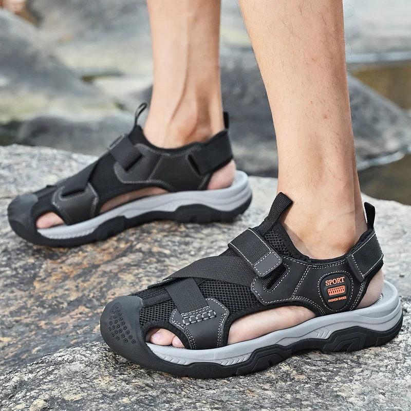 

Summer Casual Sandals for Men 2024 New Sports Shoes Men's Driving Sandals for Male Beach Shoes men platform sandals men shoes