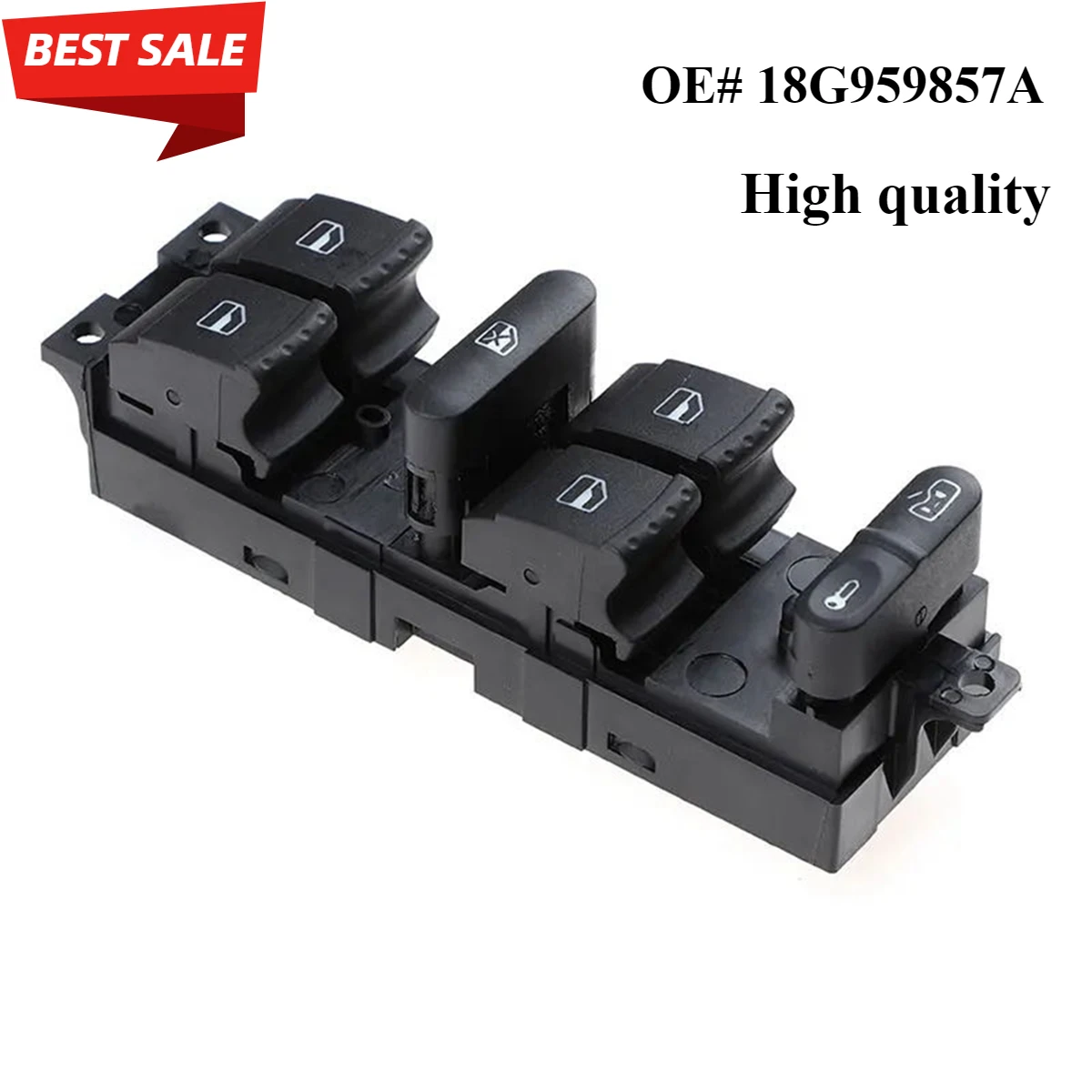 Power Window Switch Button 18G959857A for Volkswagen Golf Jetta Bora MK4 1999-2004 Volkswagen Passat B5 B5.5 1998-2004