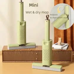 Portable Practical Folding Mop Wet  Dry Cleaning Mini Highly Absorbent Portable Hanging Squeeze Mop Window Glass Cleaning Sponge