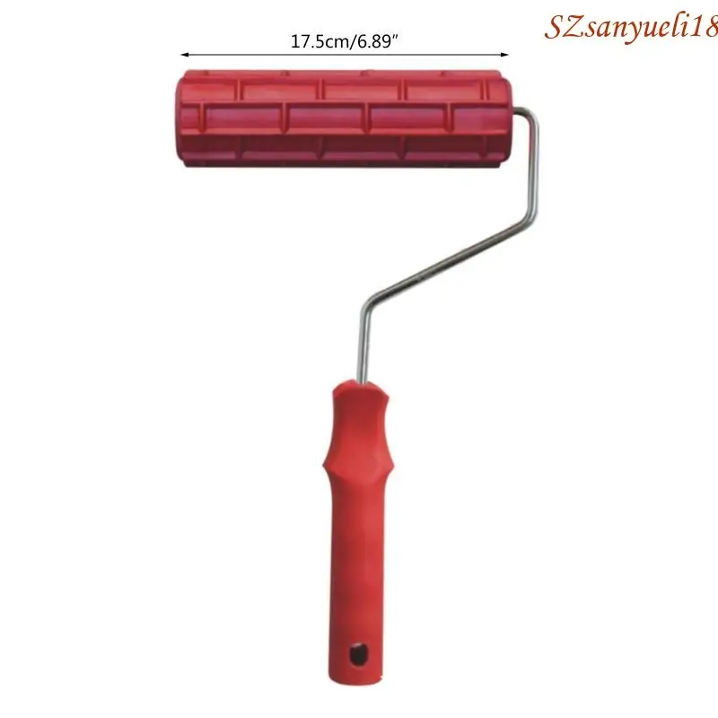 94PC 7 Inch Painting Roller Imitation Brick Pattern Embossing Paint Roller Art Brush