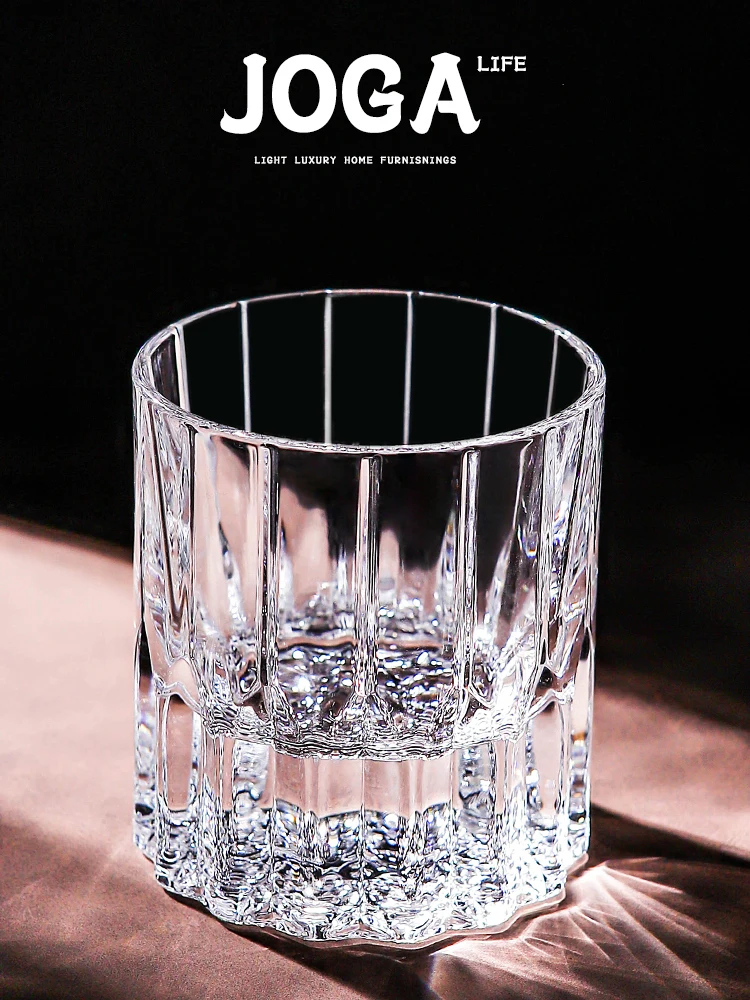 

JOGA Tokyo Cutter Crystal Whiskey Glass Luxury Home Use European Style Pure Color Star Ray Design High Class Beverage Serving...