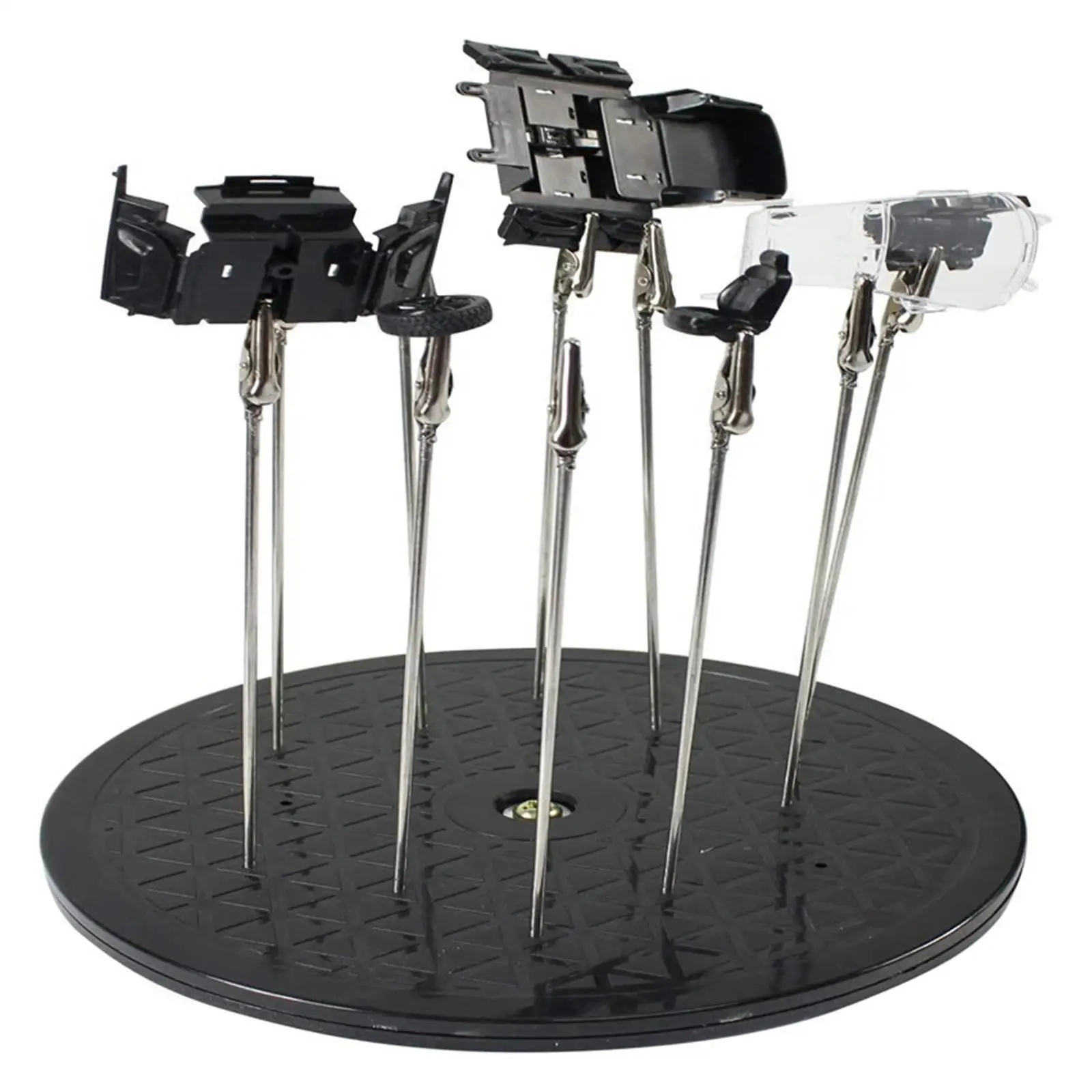

Painting Clips Metal Alligator Clamp with Stand Base DIY for Modeling Tools