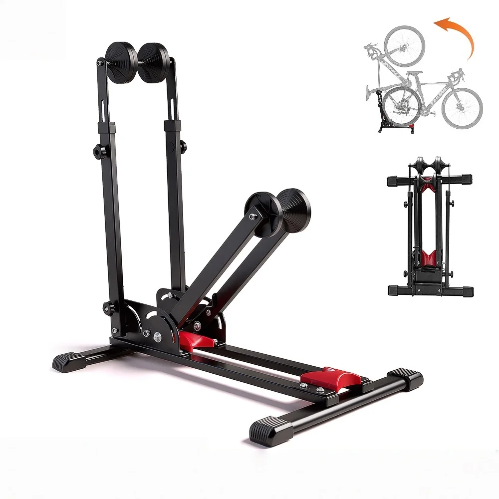 

Highway bike vertical parking rack, bicycle parking rack, folding maintenance rack, display rack