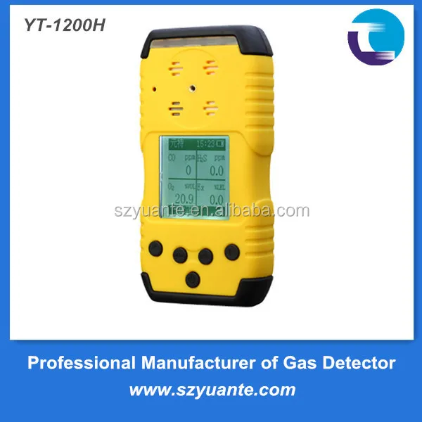 Portable high accuracy H2S hydrogen sulfide gas monitor detector